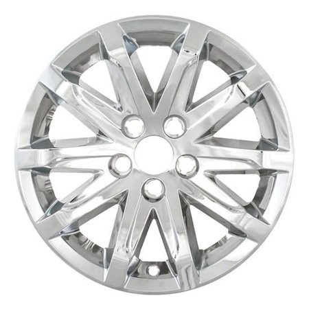 COAST2COAST 17", 10 Spoke, Chrome Plated, Plastic, Set Of 4, Not Compatible With Steel Wheels IWCIMP368X